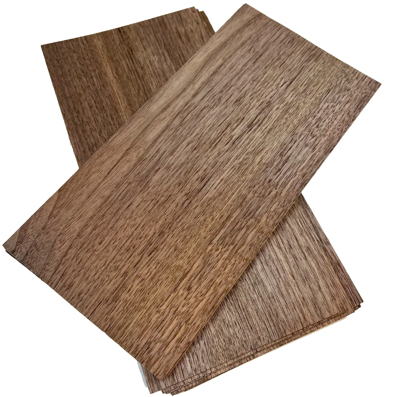 10pcs L:230x110x1mm Natural Wood Black Walnut Chips DIY Craft Thin Wood Veneer Sheets Marquetry Material