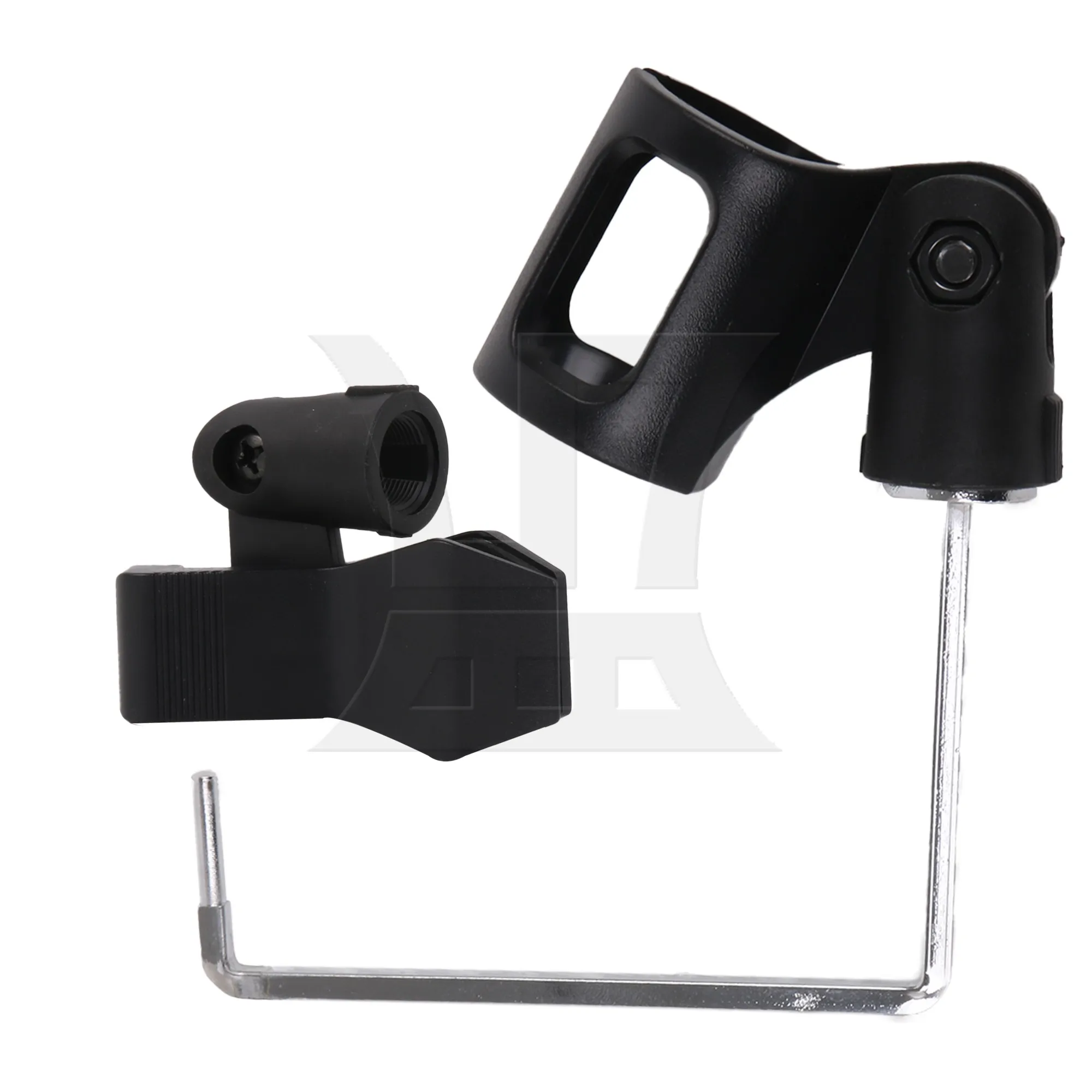 

Yibuy 1pc Saxophone Microphone Holder 4x4mm Silver Compact and Lightweight