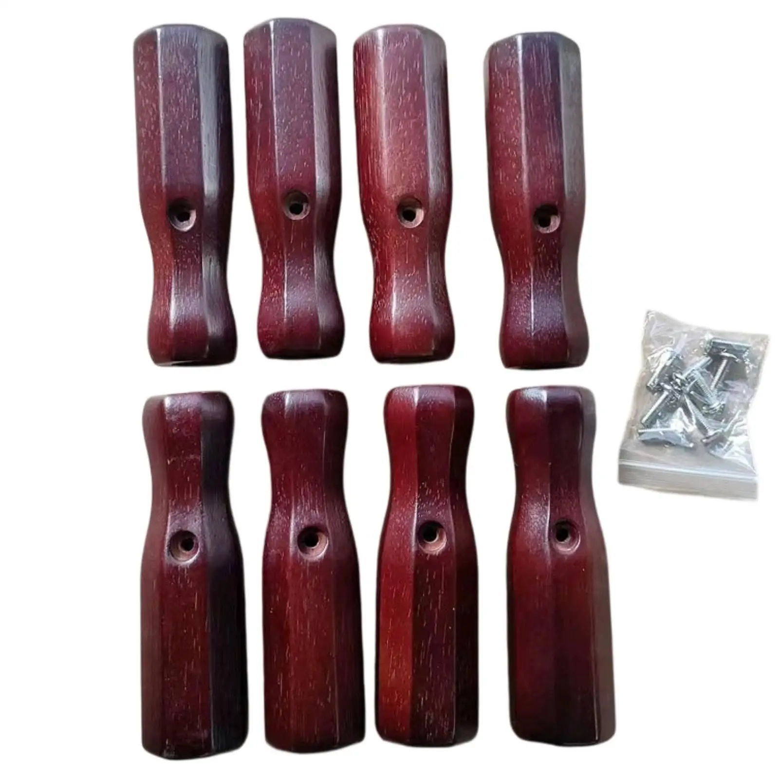 8 Pieces Wooden Foosball Handle Foosball Handle Easy to Install for Arcade
