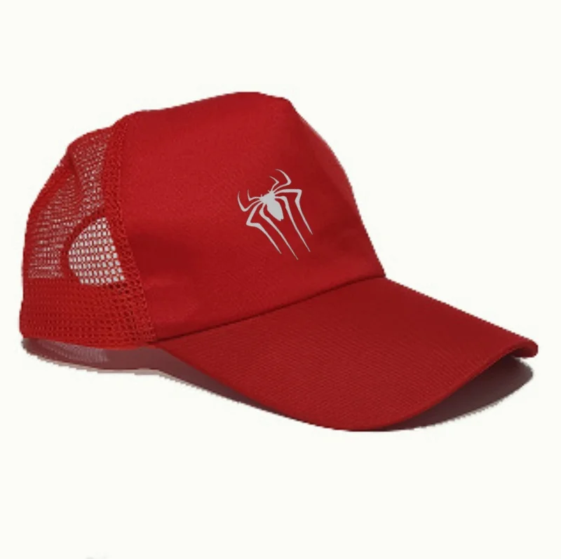 Polyester mesh hat spider running lion logo outdoor leisure sun protection hat breathable fashion temperament hot style