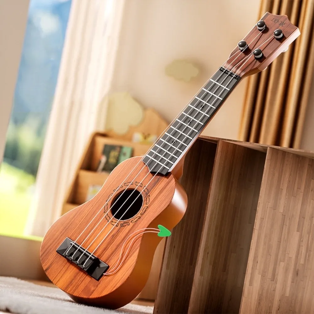 Ukulele 4-strunowe Instrument Muzyczny Zabawka Edukacyjna Klasyczna Symulacja Ukulele Zabawka Ukulele Możliwość Zabawy Trwałe Zabawki Muzyczne dla Dzieci