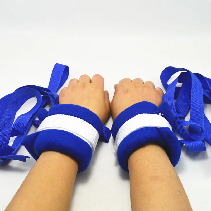 

Bedridden patient restraint belt limbs binding belt wrist ankle restraint belt free shipping