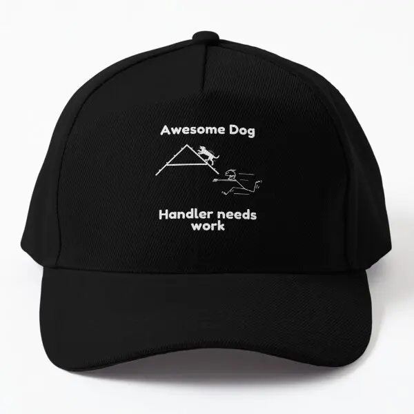 Funny Dog Agility Awesome Dog Handler  Baseball Cap Hat Printed Bonnet  Women Boys Outdoor Mens Sport Solid Color Fish Hip Hop