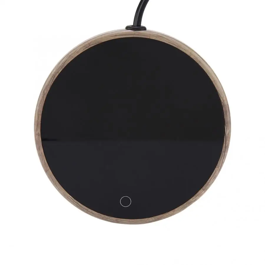 防水ウッドコーヒーカップ,ウォーマー,タッチコントロールカップ,コーヒーヒーター,ミルクティー,水加熱パッド,暖かく保つ