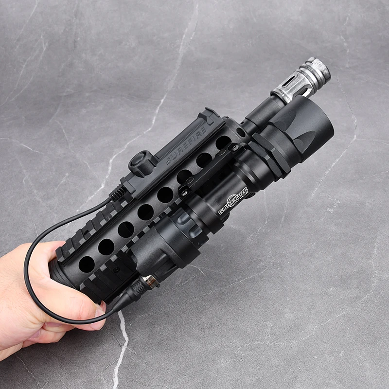 Imagem -03 - Lanterna Led Super Brilhante para a Caça Arma Tactical Surefir Scout Lights Trilho com Interruptor de Pressão Remoto Versão M951