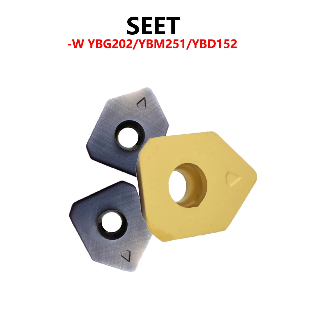 

Оригинальный SEET12T3 SEET12T3-W YBG202 YBM251 YBD152 SEET 12T3 твердосплавные вставки с ЧПУ, держатель инструментов, 45 градусов, хвостовик с ЧПУ