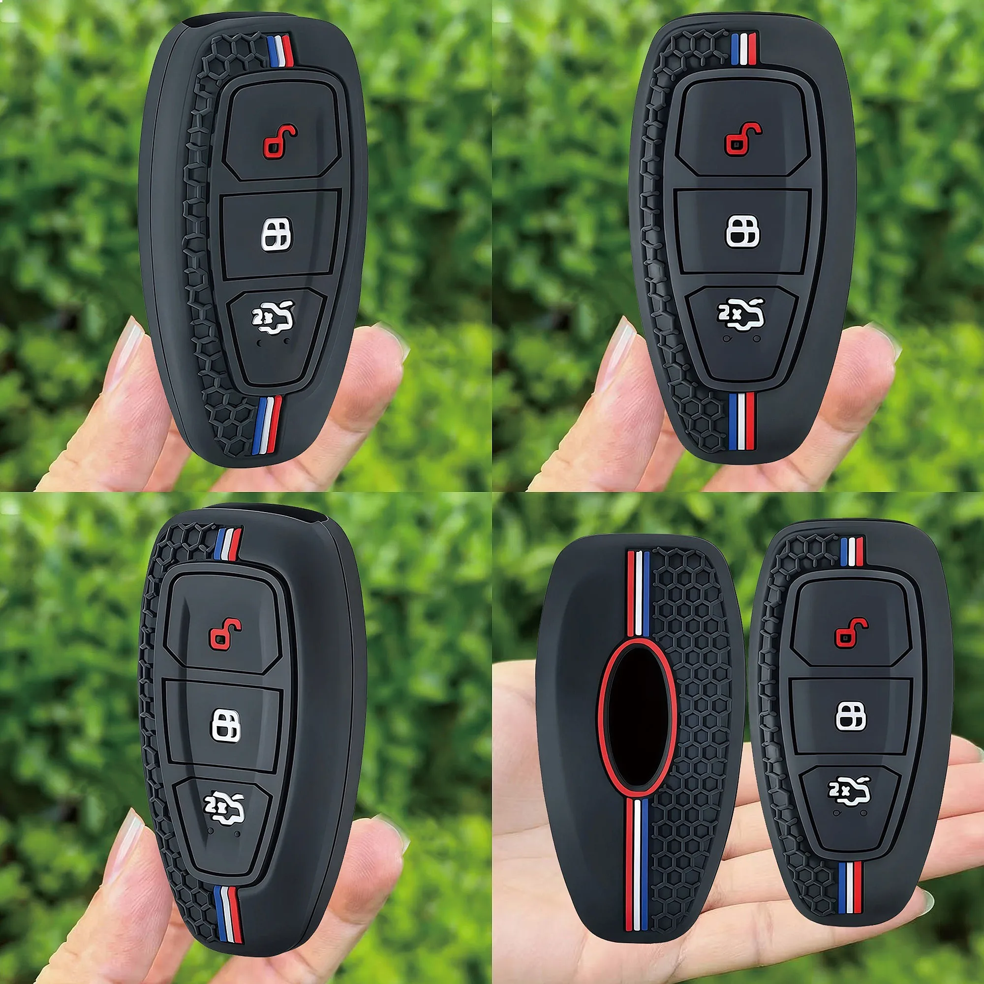 2026 Silicone Car Key Fob Cover For Ford ST Line Fiesta Focus Mondeo Ecosport Kuga Puma Edge Escape Remote Key Shell Case