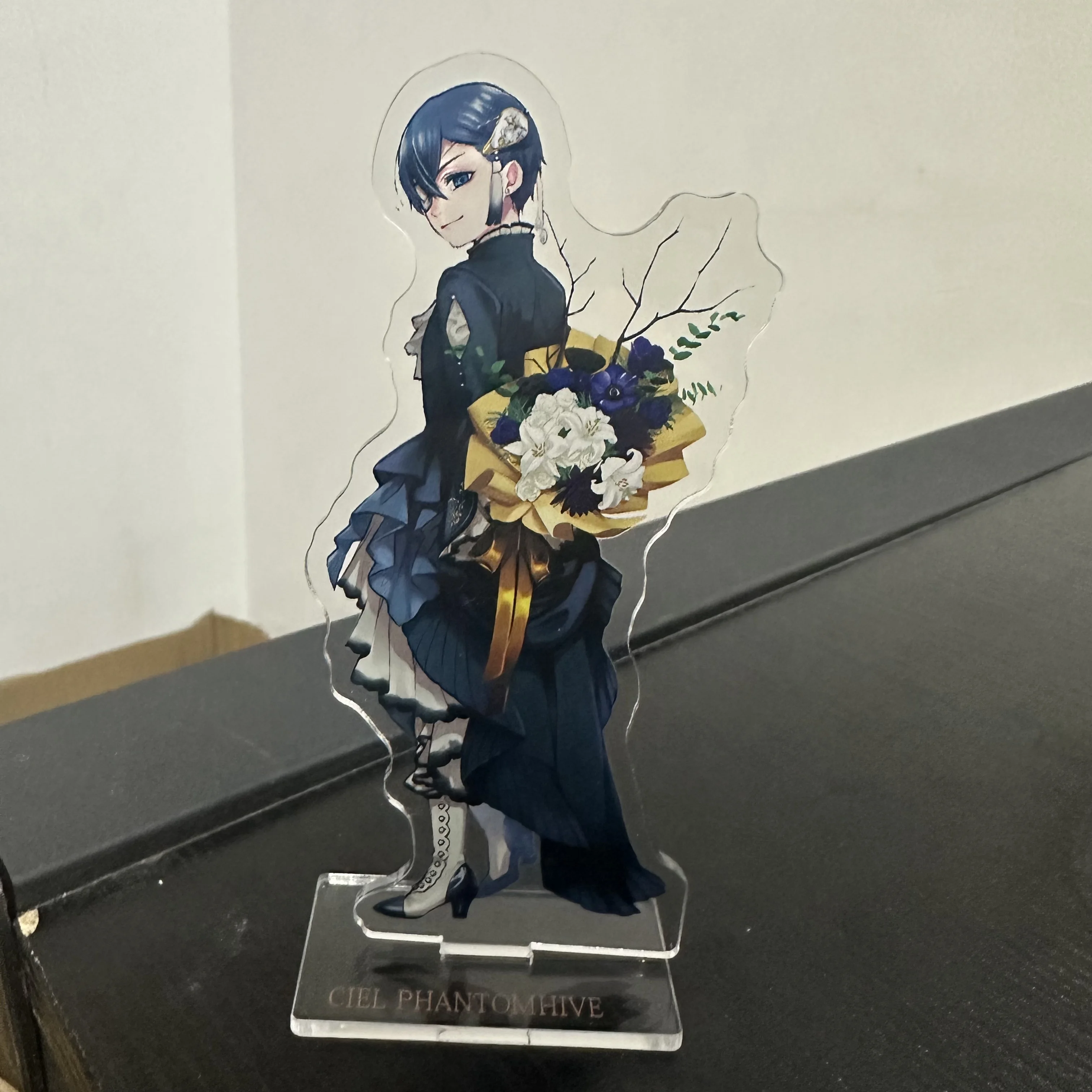 Anime Black Butler Figure Ciel Phantomhive Acrylic Stands Sebastian Michaelis Character Model Plate Desk Decor Standing Sign Toy