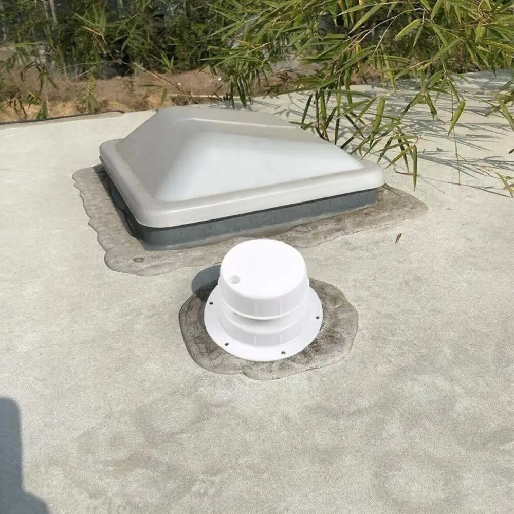 Replacement Roof Vent Cover Kit For RV Motorhome Trailer Sewer Plumbing Pipe Cap Durable Plastic Universal Fitment