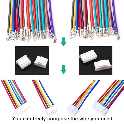 

XHS XHB 2,54 мм однорядный комплект гнездовых разъемов, 2-10 контактов для проводки печатной платы «сделай сам» и электроники