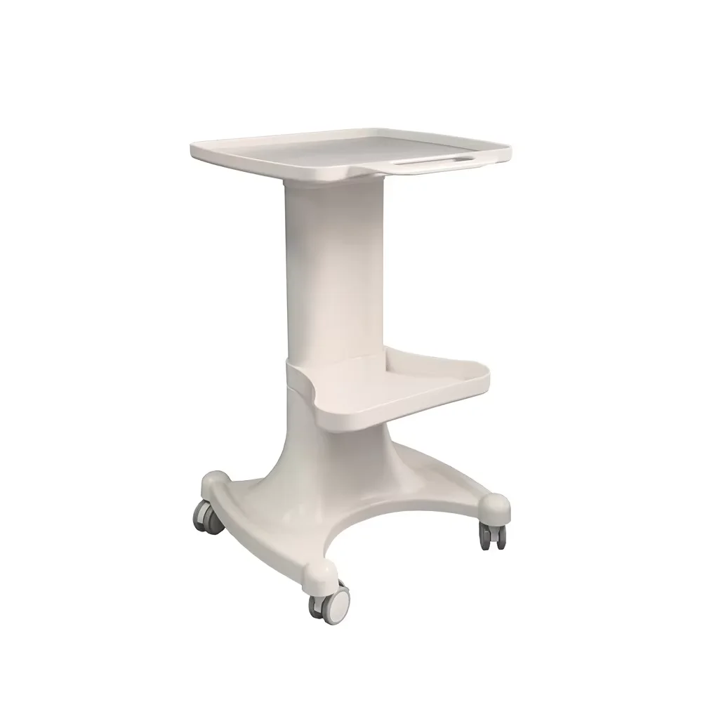 Sunhing ST3 Modern ABS Salon Trolley with 4-Wheel Rolling Cart Easy Moving for Commercial Beauty Salons