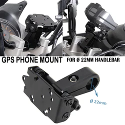 NEW Phone Holder Motorcycle Mobile Phone Stand Bike GPS Quick Mount For ร 22mm Handlebar accessories