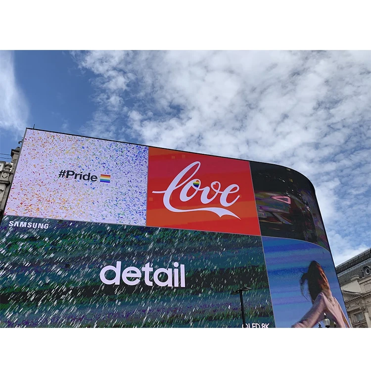 TOPLED Pillar Seamless P10 Digital Backdrop High Performance Led Video Wall Screen