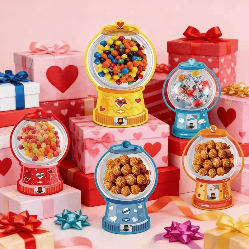 18/36 Pcs DIY Valentines Candy - Bubble Gum Machine ulasan dan harga