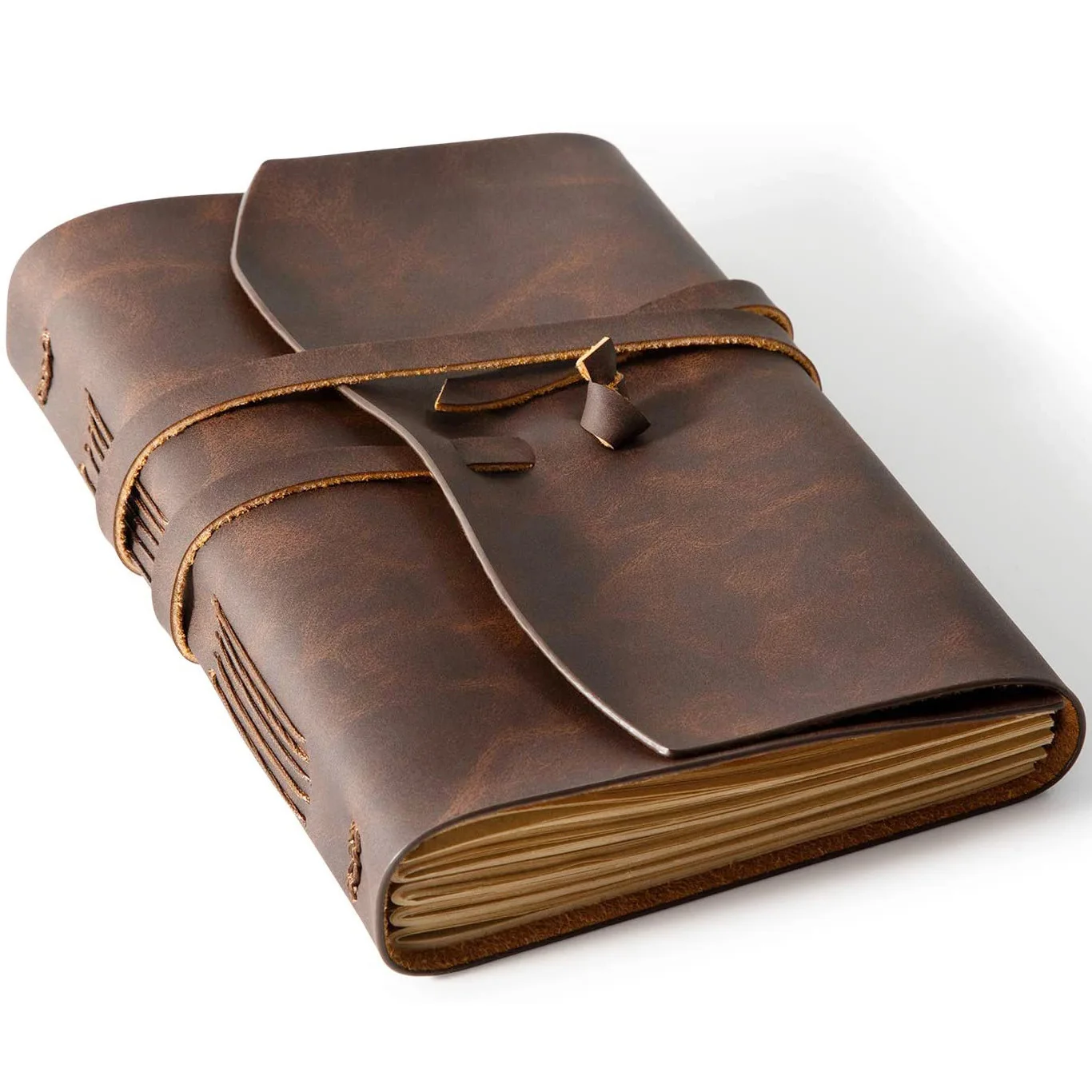 Genuine cowhide notebook, retro style, first-hand account, diary, cowhide paper notebook, gift