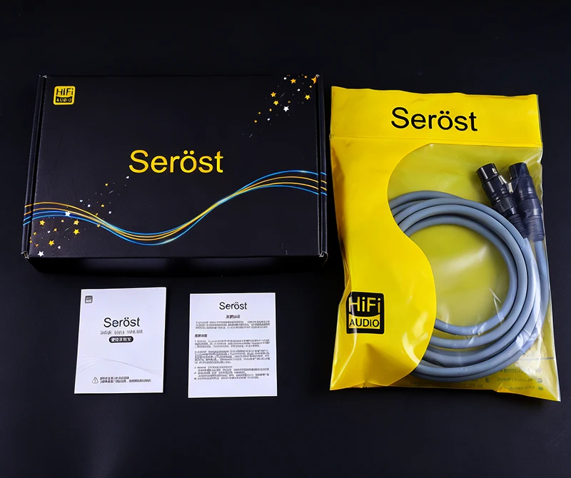 Serost Star HiFi Audio OFC-Balancekabel aus sauerstofffreiem Kupfer, XLR-Buchse auf Stecker für CD, DAC, DSP, Verstärker, Lautsprecher – Detail 7