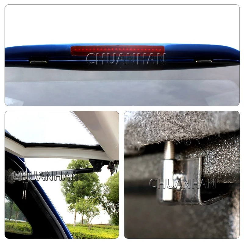 مظلة لاقط من الألياف الزجاجية ذات سطح صلب لسرير Tundra tacoma بطول 5 أقدام وغطاء Tonneau الصلب #4