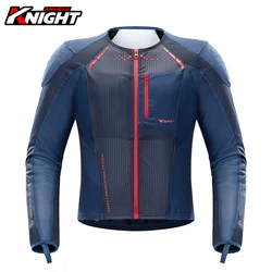 DUHAN Motorcycle Soft Armor Summer Breathable Moto Protective Clothing CE Certified Protective Gear Motorcycle Jacket 3D Mesh