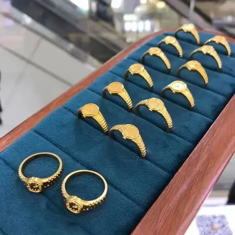 Small Watch Ring Real 18K Gold Ring for Woman Luxury Quality Fine Jewelry AU750 Ring Party Gift