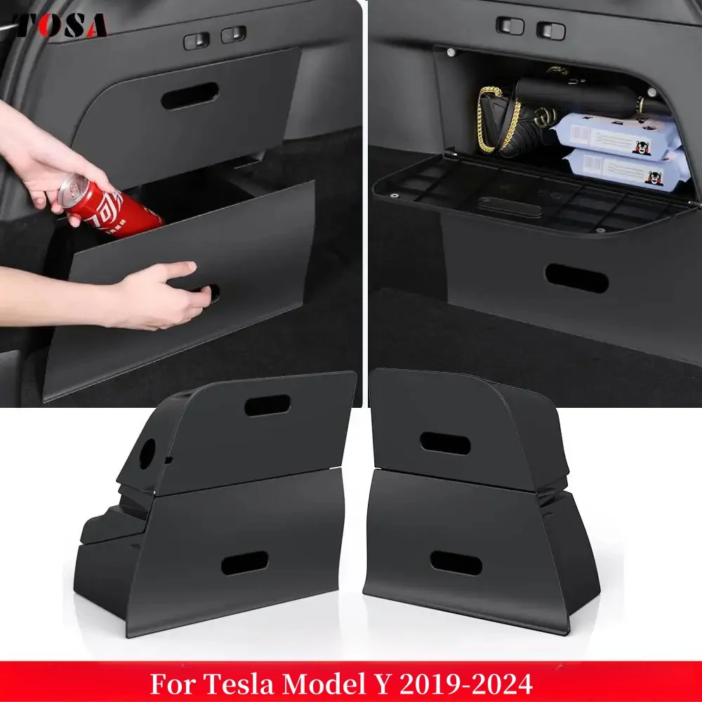 

Водонепроницаемый контейнер для мусора без запаха, модель Tesla Y 2019-2024