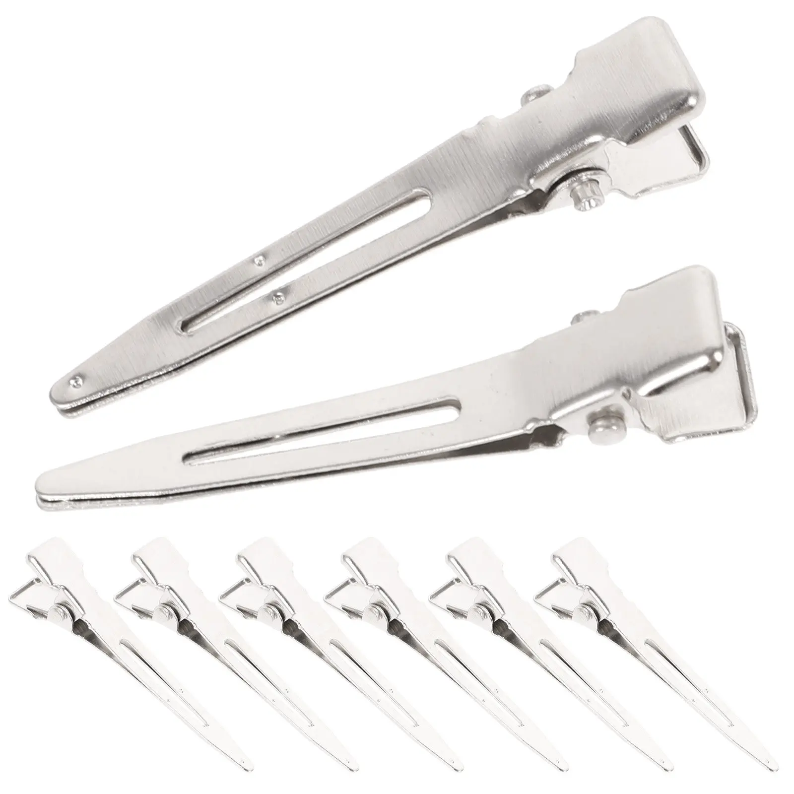 

50Pcs Duckbilled Hair Clips Premium Plated Alloy Hair Sectioning Clips for Styling Party Daily Use Hairdressing Salon Supply