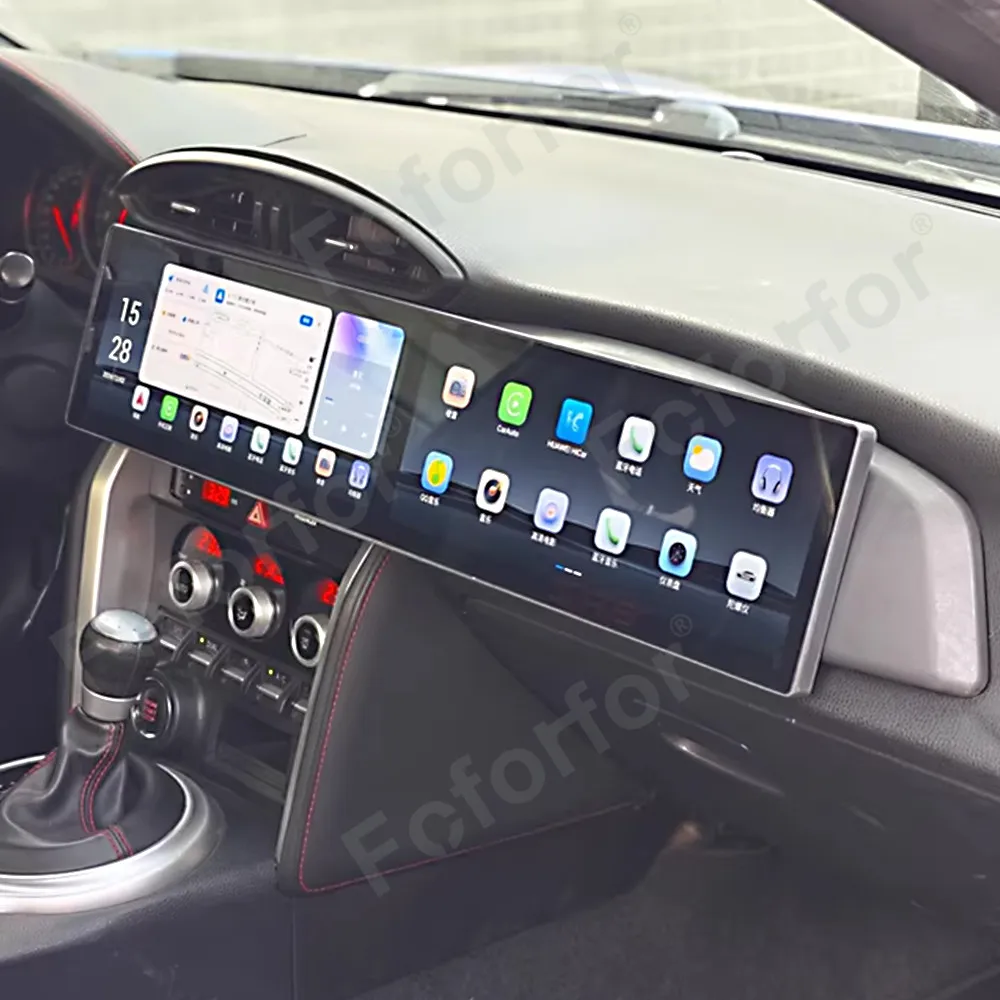 Android 13 CarPlay Car Accessories Dual 12.3 Inch Screen For Toyota 86 2012-2020 Qualcomm Car GPS Navigation Stereo Head Unit