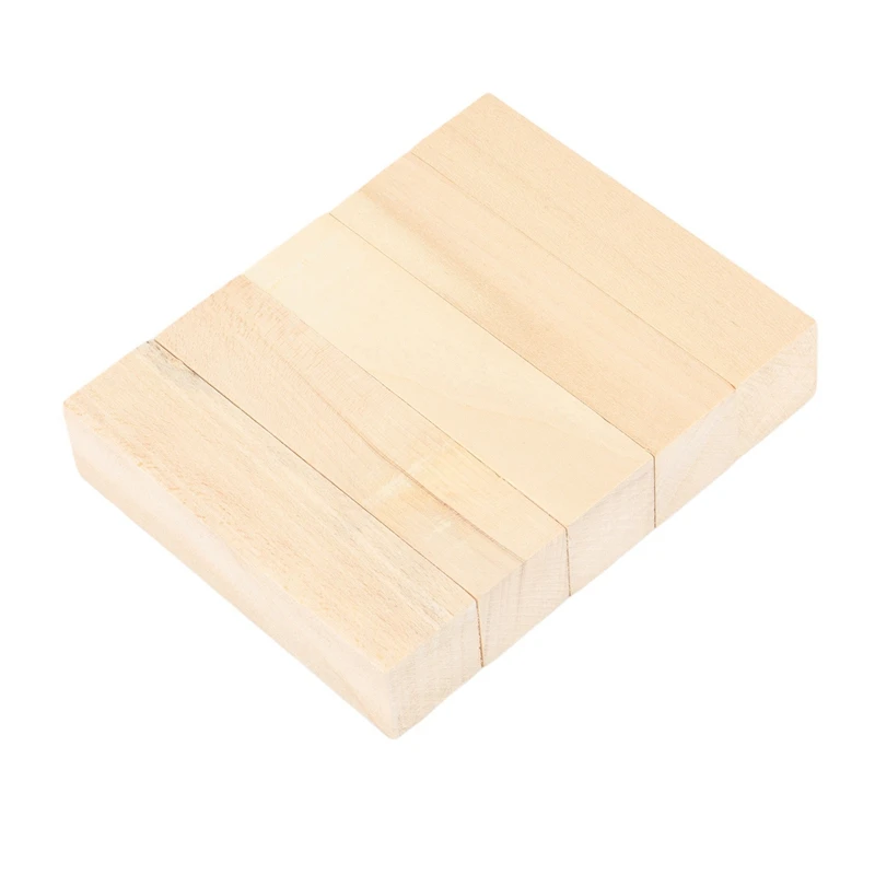 10Pack Basswood Carving Blocks Kit Whittling Blanks Beginners Unfinished Wood Whittling Blocks Carving Block Kit(5L+5S)