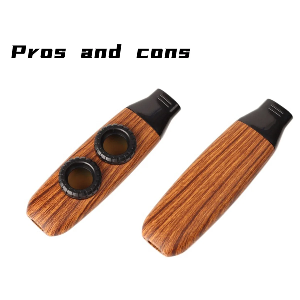 A79E-Double Hole Design Kazoo Double Membrane Kazoo Accompaniment Ukulele Guitar Violin Portable Musical Instrument-A