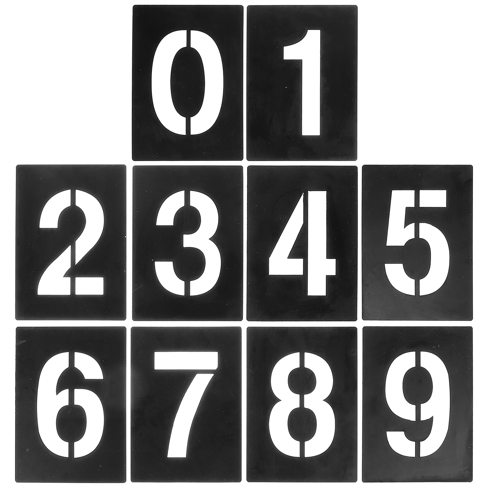 

Digital Template Craft Stencil 10cm Height Number Stencils 6 Inch Reusable Numbers for Painting Decor Word Alphabet
