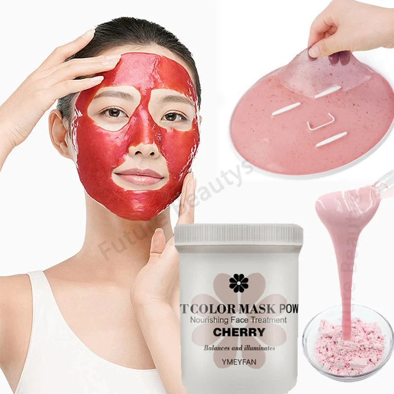 

250g Natural Soft Hydro Jelly Mask Powder Set Peel Off Rubber Facial Mask Jar SPA Whiten Rose Collagen Hyaluronic Acid Skincare