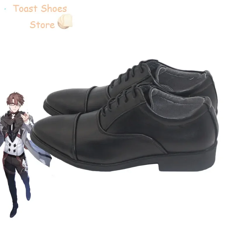 Game Honkai Star Rail Welt Yang Cosplay Shoes Halloween Carnival Boots Cosplay Prop PU Leather Shoes Costume Prop