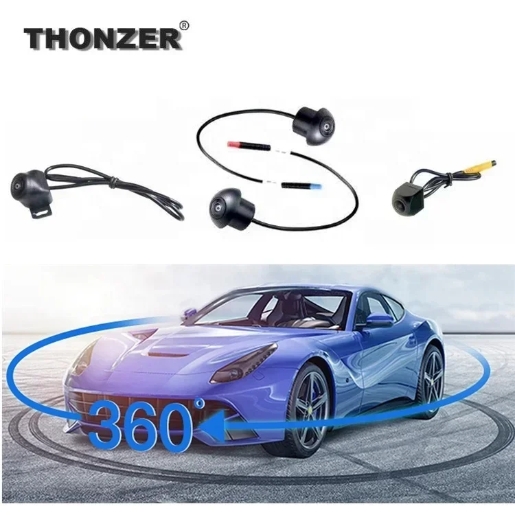 Hot selling Universal  Bird View Camera 3D 360 Surround View 4 car camera  Parking Monitor System