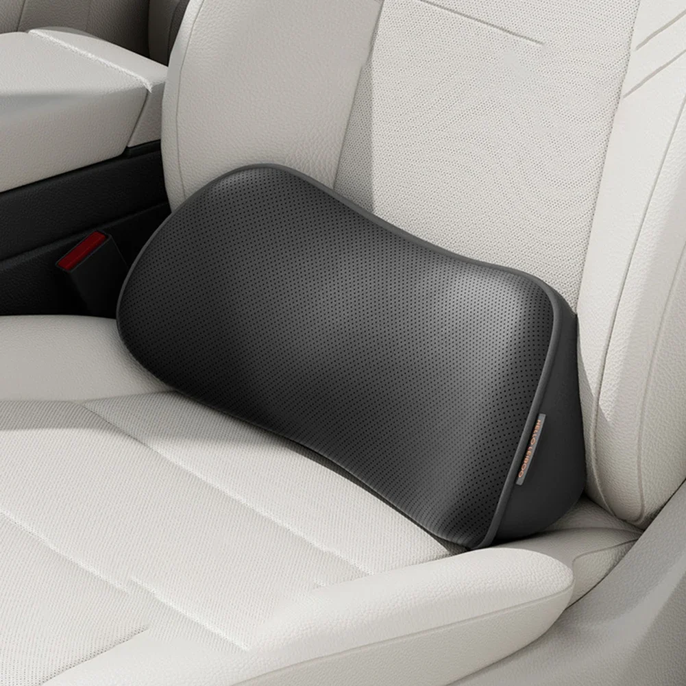 Car Seat Lumbar Support Non-slip Back Pad Long Distance Driving Car Cushion Djustable Straps Improved Posture High Quality Synth