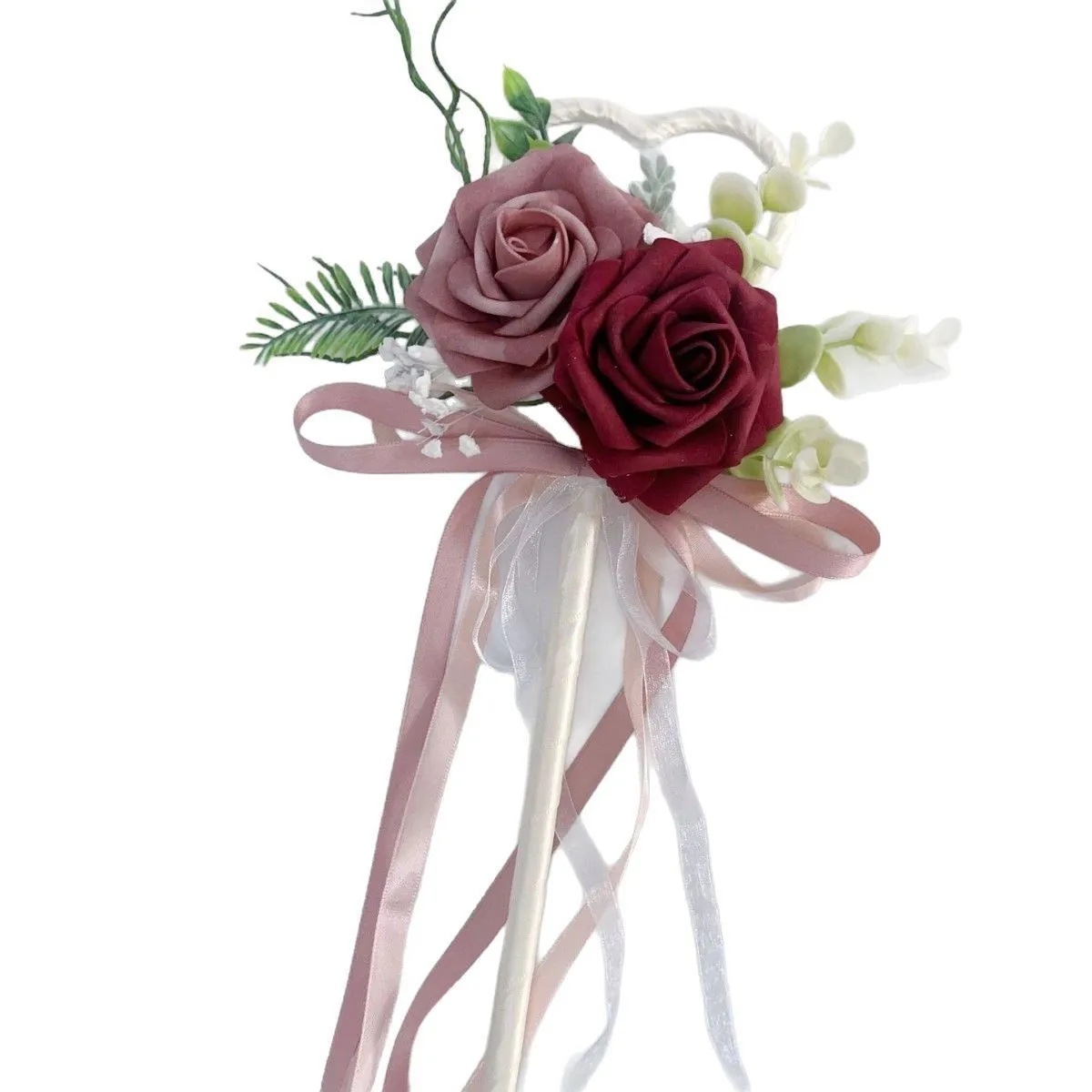 

CX New American Bridal Bouquet for Weddings, Valentine's Day Bouquet, Realistic and High-End Look