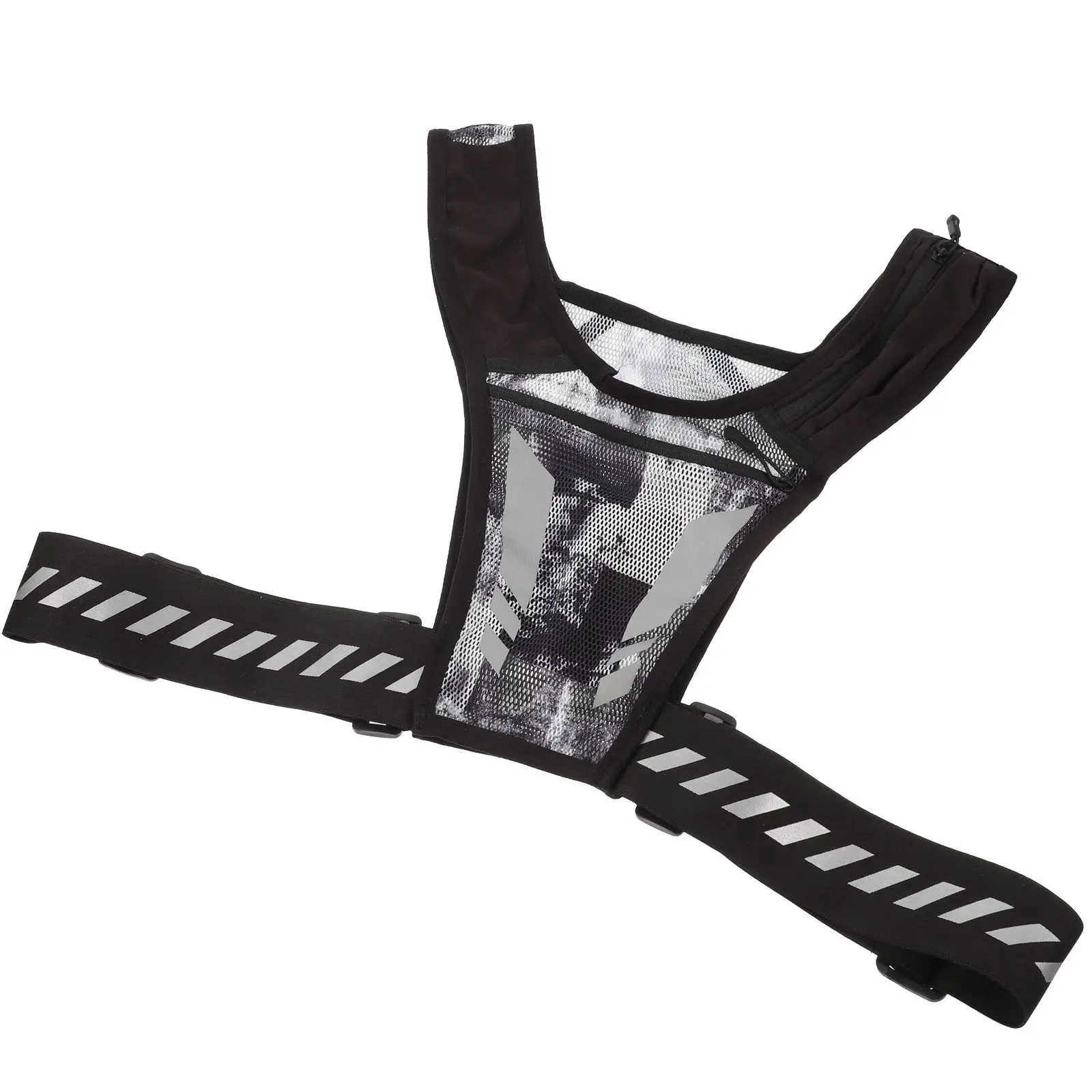 Chest Bag Lightweight Compact Sports Vest Design Water Bottle Bag Wearable Hiking Backpack Phone Holder Outdoor Running Chest