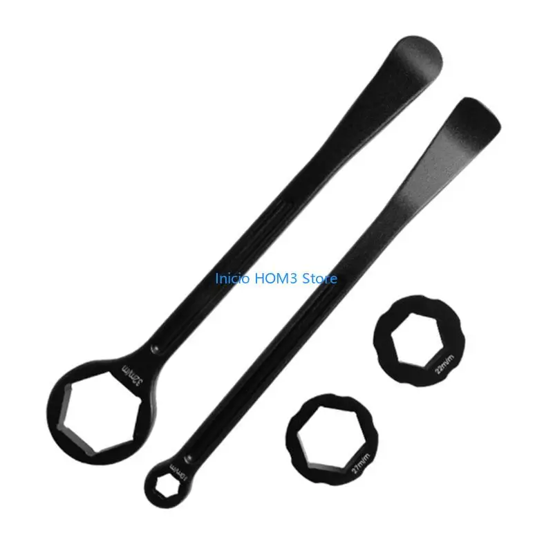 A5YD Universal Aluminum 32mm 27/22mm 13/10mm Tire Lever Wrench Tool For Motorcycle Tire Repair Spoon Crowbars PryTool