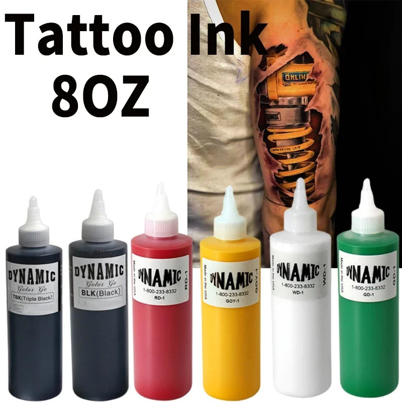 Triple Black Tattoo Ink Bottle 8oz 240ml