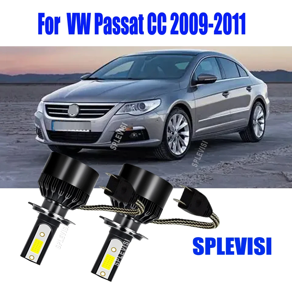 

Enhance Your Driving Experience with 4Pcs H7 LED White Headlights High Low Beam Bulbs For VW Passat CC 2009 2010 2011