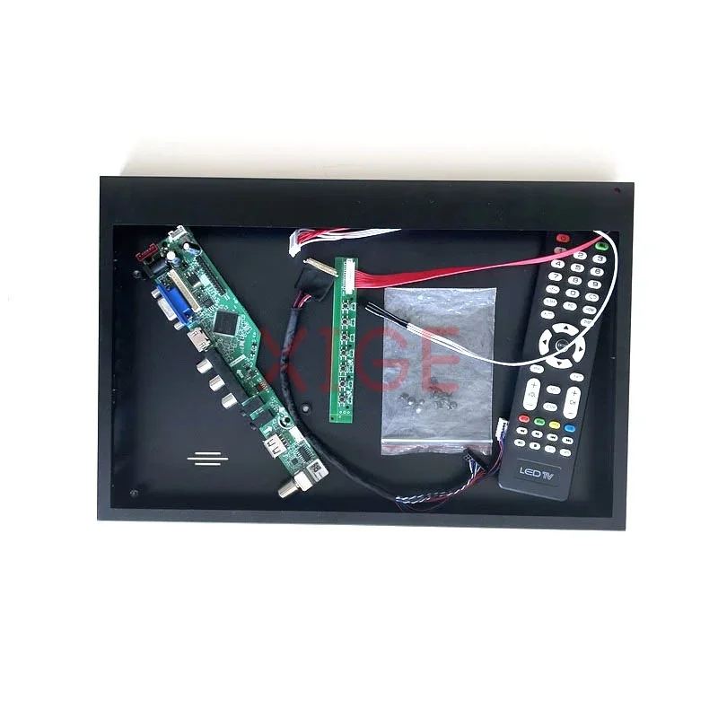 

Fit LTN140KT01-001/301 Driver Controller Board+Metal Case 14" DIY Kit Analog TV Signal Panel VGA+HDMI+AV+USB 1600*900 40Pin LVDS