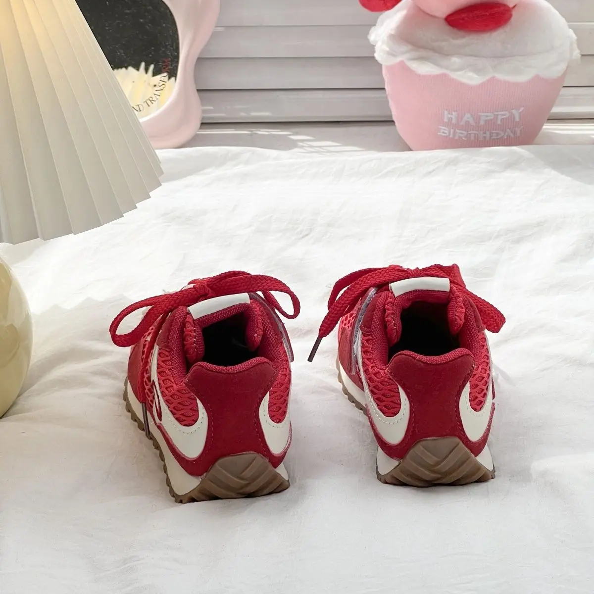 جديد سانريو مرحبا كيتي الفتيات الأطفال أحذية رياضية ربطة القوس فيونكة طفل أحذية تنس لينة أسفل الخريف احذية الجري أحذية رياضية عدم الانزلاق