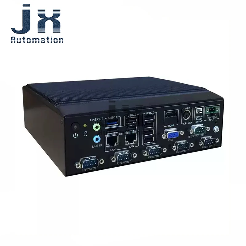 Original Advantech Front Access Fan-less Micro Computer AIMC-2000J-00A2 with VGA/HDMI, 6 COMs, 8 USBs