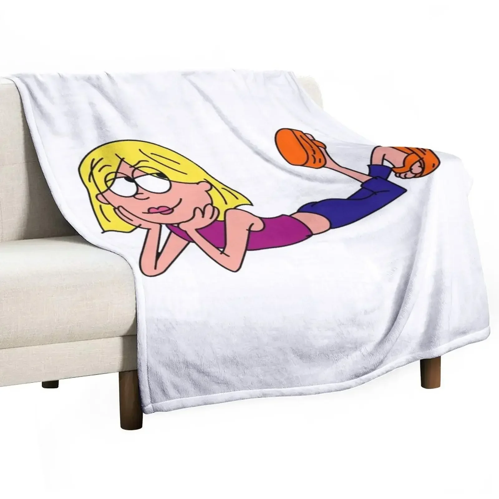 Lizzie Mcguire cartoon Throw Blanket Warm Luxury Designer Blankets