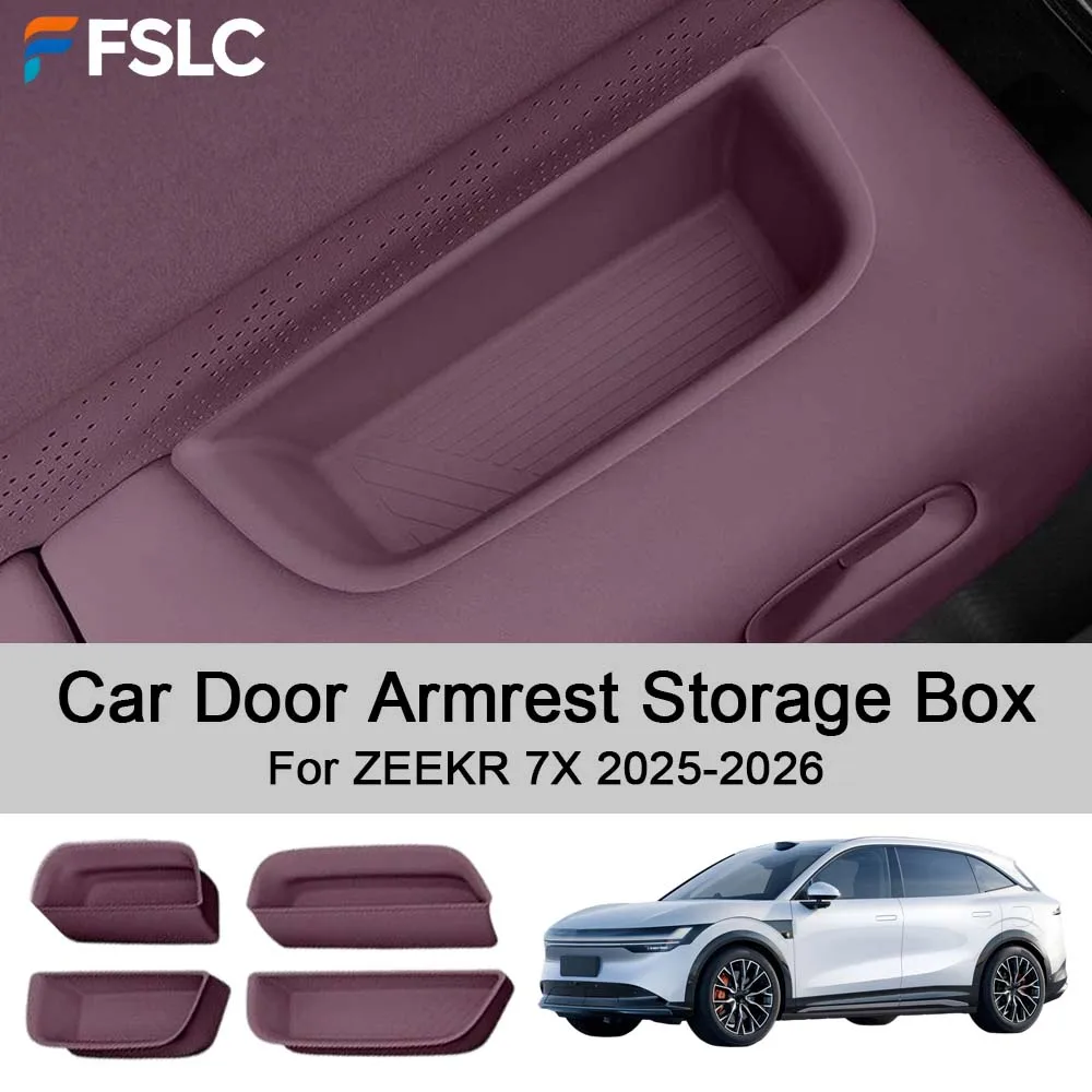 

Органайзер для подлокотника автомобильной двери для ZEEKR 7X 2025-2026: Аксессуары для стайлинга и модификации автомобиля