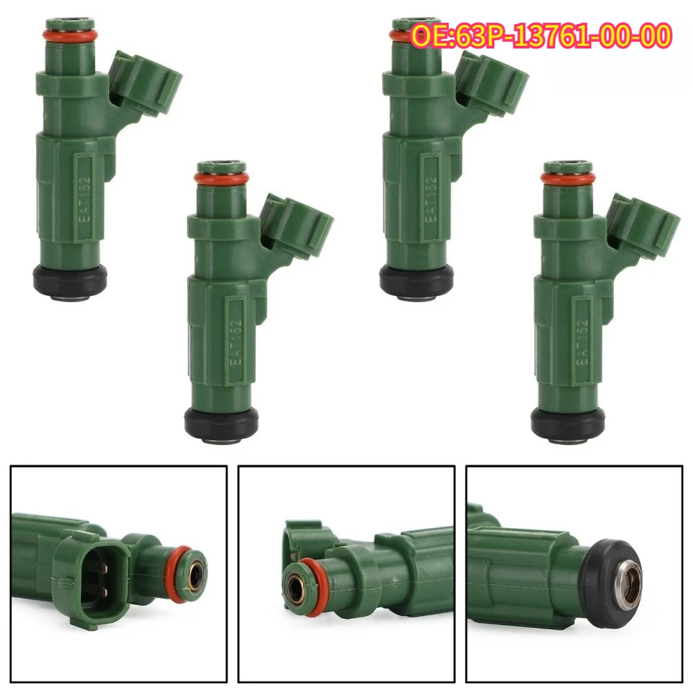 

High quality New For 1/4Pcs 63P-13761-00-00 Fuel Nozzle Yamaha Outboard 150 HP Fuel Injector 63P1376100-00