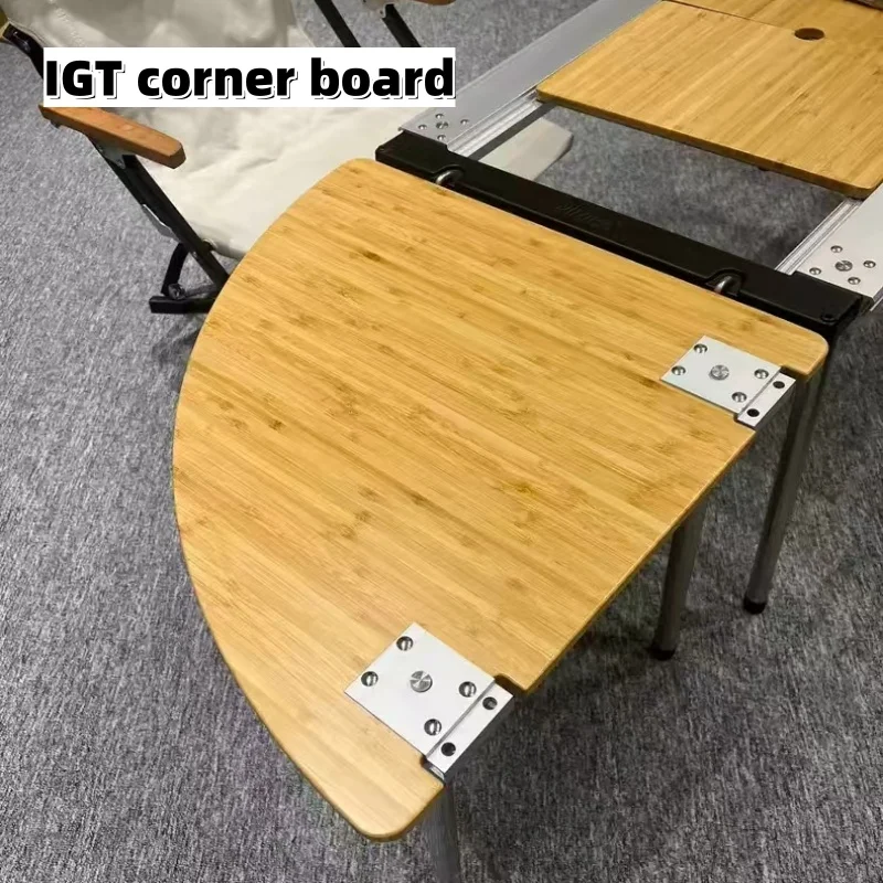 Left/Right Corner Plate Extension Board Stainless Steel Hook Connection IGT Table Wooden  IGT Table Expansion Table