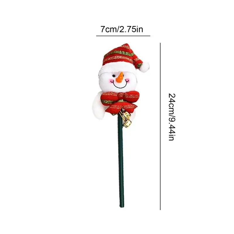 Santa Pencils Christmas Snowman Pencil For Writing Cute Kids Classroom Rewards For Boys Girls Toddler Children For School