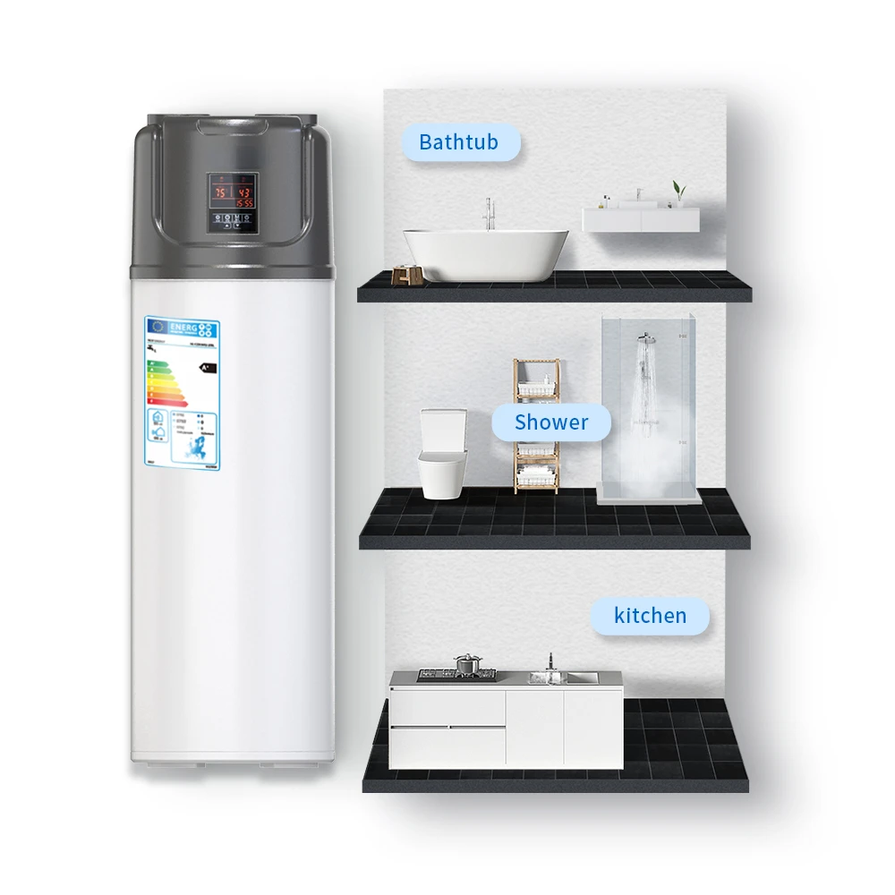 150L Thermodynamics Hot Water Heater All In One Air Source Heat Pump Heizwasser Wermepumpe