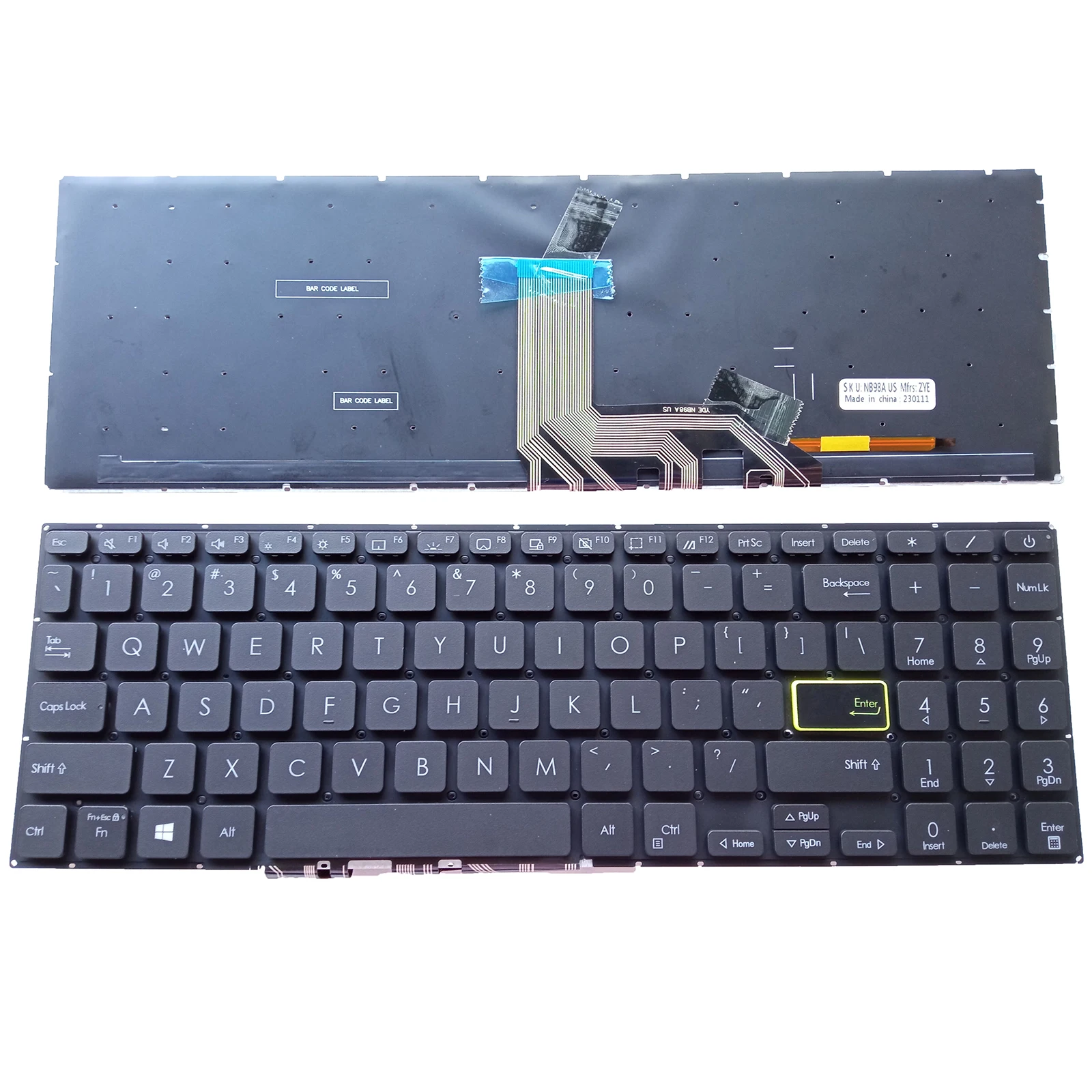 teclado retroiluminado dos eua para asus x513e x513ea x513ep x513eq x513ia m513 m513i m513ia 01