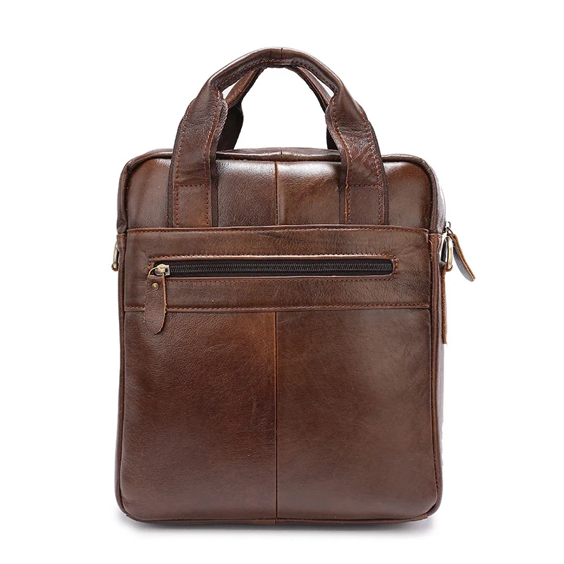 Sac messager vintage en cuir de vachette véritable pour homme, sac à main à bandoulière pour document A4, décontracté, voyage, petit, initié