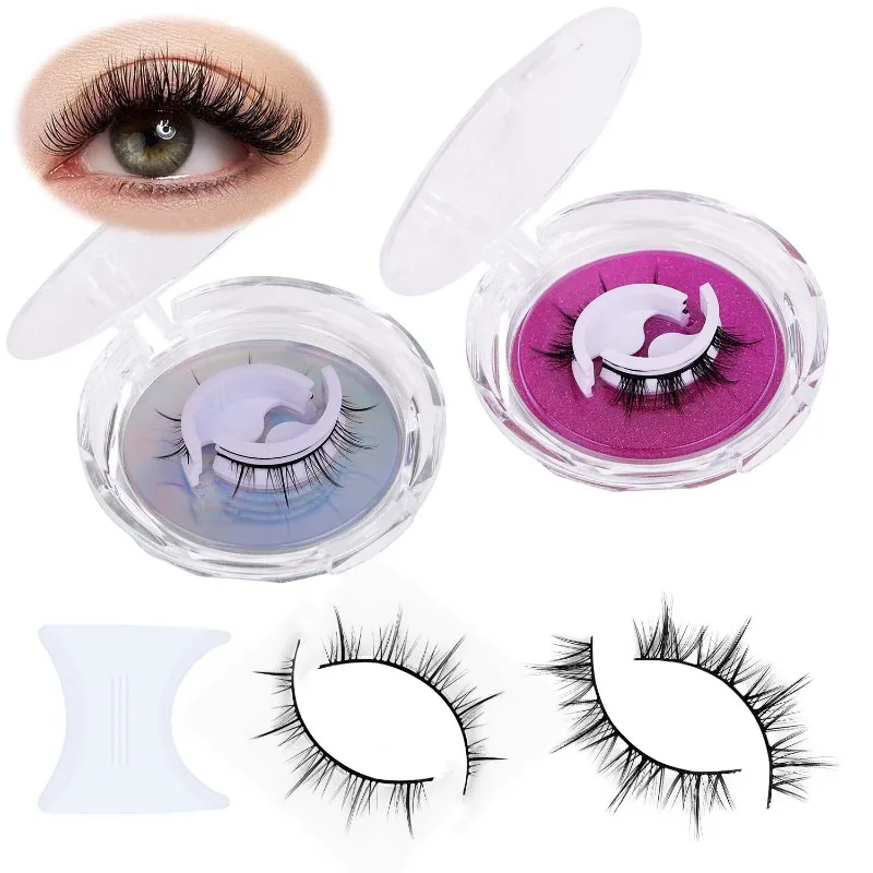 Non Adhesive False Eyelashes Natural Simulation Handmade One-piece Paired False Eyelashes Women's Reusable Eye Makeup